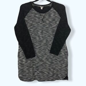 Merona Waffle T-shirt Sweater Dress Sz XXL